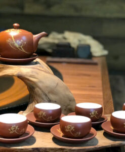 Bộ ấm chén tử sa đỏ