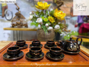 Bộ Ấm Chén Dẹt Phú Quý