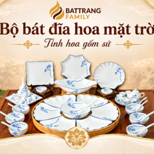 Bộ bát đĩa hoa mặt trời