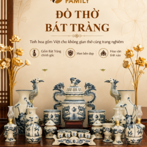 Đồ Thờ Men Rạn Trơn